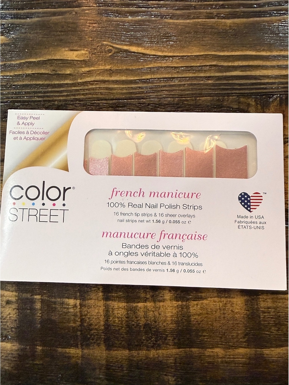 Color Street French Manicure Nail Strips – Good as Rose Gold